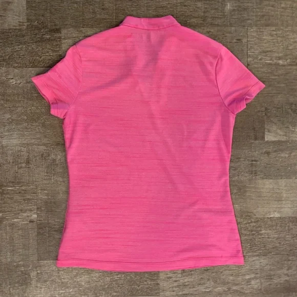 Womens Pink Nike Golf Shirt Size Medium - Picture 3 of 4